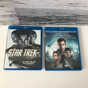 STAR Trek and Star Trek Into the Darkness BluRay
